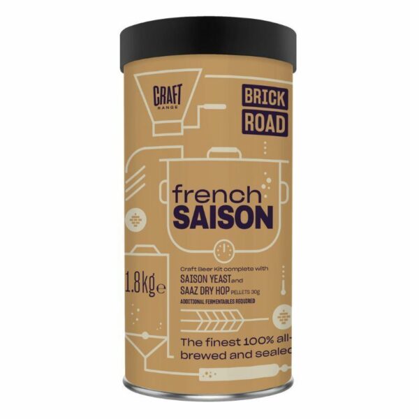 Brick Road French Saison with Saaz dry hops 1.8Kg