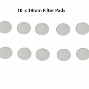 10 x 19mm PP Conton Filter pads for Carbon Filter