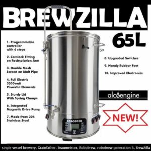 65L Brewzilla (Robobrew) All-In-One brewery G3.1.1