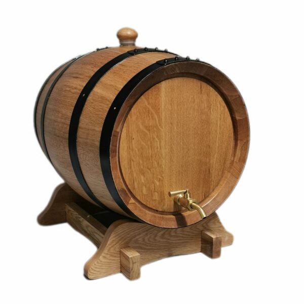 10L American Oak Barrel with Brass Tap