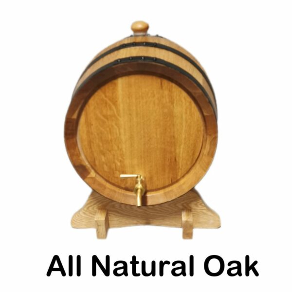 10L American Oak Barrel with Brass Tap