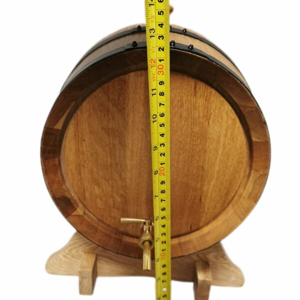 10L American Oak Barrel with Brass Tap