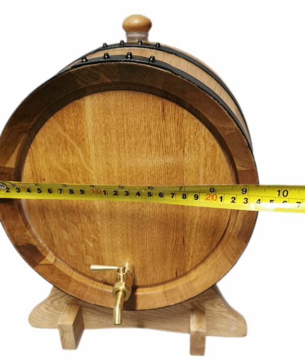 10L American Oak Barrel with Brass Tap