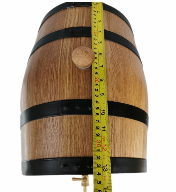 10L American Oak Barrel with Brass Tap