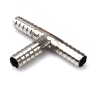 Stainless Tee - 6mm (1/4" Inch) Barb