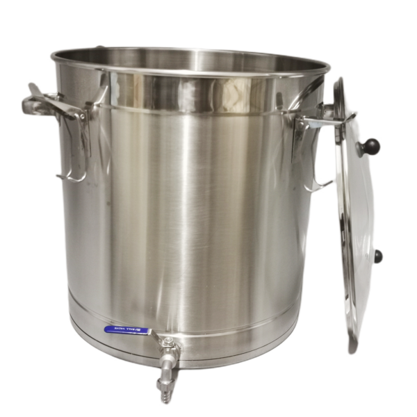 50L Stainless steel Kettle /Boiler with Tap & Glass lid