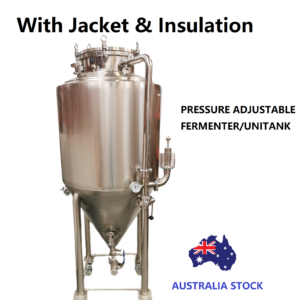 200L Full Stainless Steel Triple skin Conical Fermenter with Jacket and Insulation Unitank