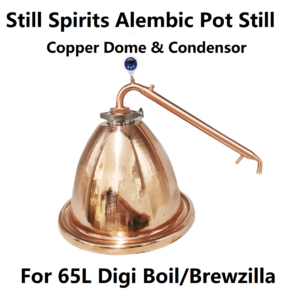 65L Cooper Dome and Still Spirits Alembic Pot still Condensor Kit