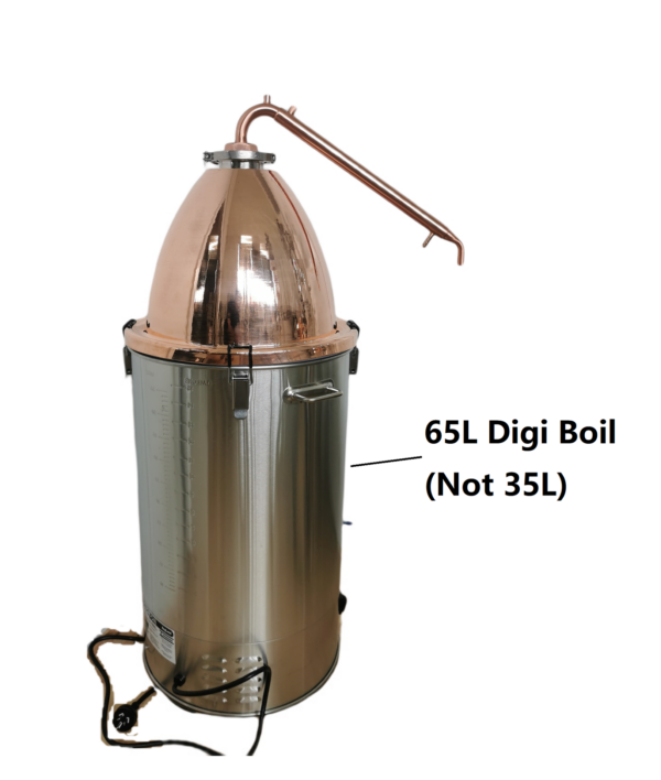 65L Cooper Dome and Still Spirits Alembic Pot still Condensor Kit