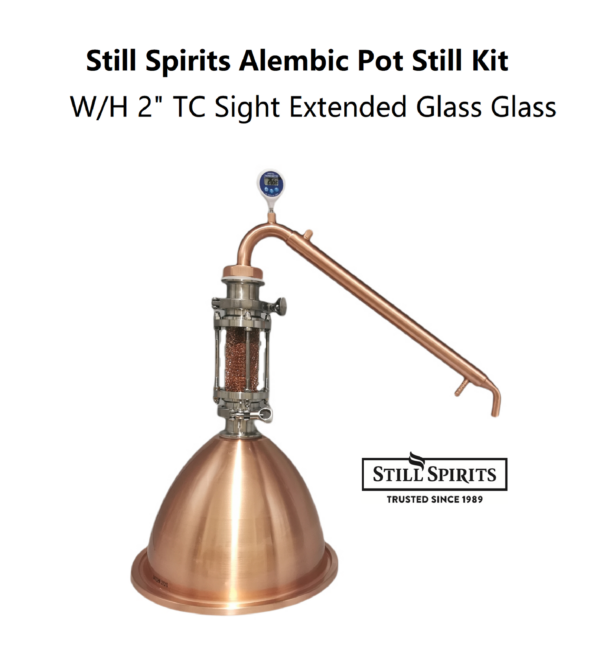 Still spirits Copper Dome & Pot Still WH Sight Glass Kit