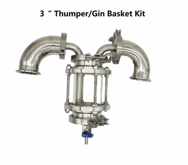 Stillmate 3" Thumper/Gin Basket for Modular Still