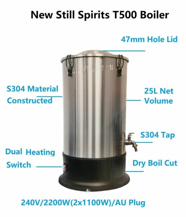 New Classic Still Spirits T500 Copper Condensor Kit FREE BOILER