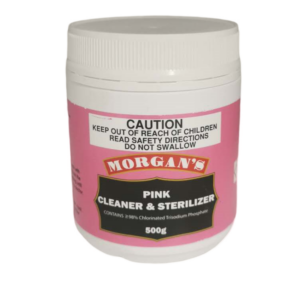 Morgan's Pink Stain Cleaner & Sterilizer 500g Jar