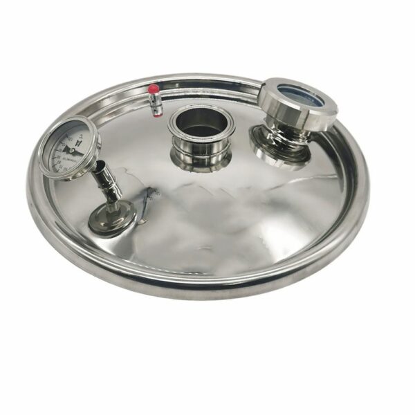 Heavy duty Stainless Steel Lid for 35L Digi boiler with 2" fitting and sight glass