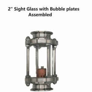 2 Inch Tri-clover Sanitary Sight Glass with 2" bubble plate