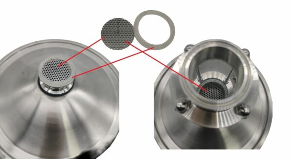 50mm Stainless Sieve plate for 2 Inch Tri-clover Fitting with seal kit