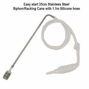 Easy start Stainless steel racking cane/siphon 35cm