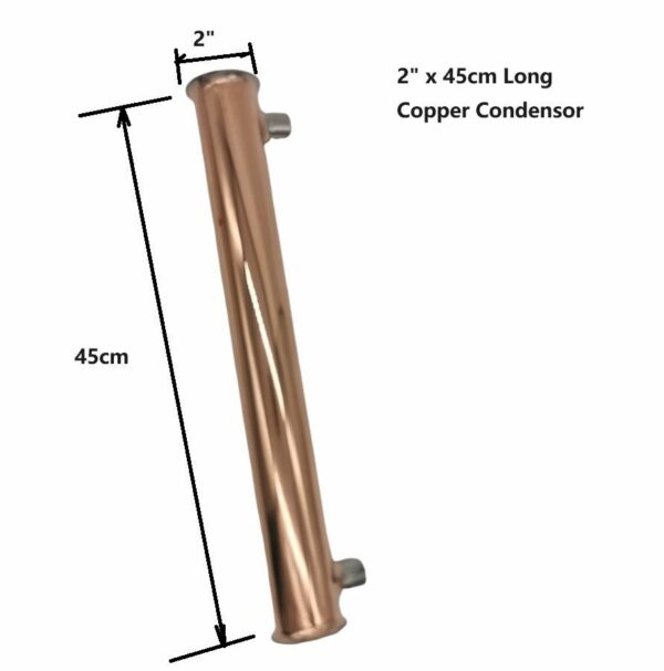 2" x 450mm Copperl Condensor