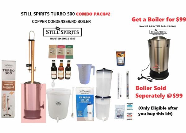 Still Spirits T500 Copper Condensor Combo Pack #2 -Get a Boiler for $99