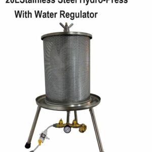 20L Stainless Steel Hydro-Press with water regulator