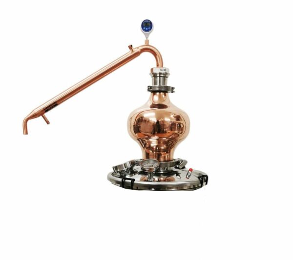 Alembic Distillation Lid/ Copper Onion & Condensor Kit (No Boiler)