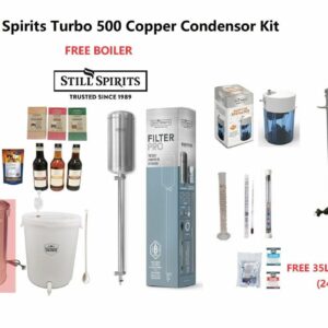 Deluxe Still Spirits Turbo 500 Copper Condensor Kit -FREE 35L Digiboil