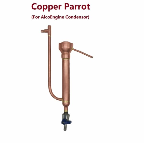 Add-On Copper Parrot for Pure Distilling/AlcoEngine reflux condensor