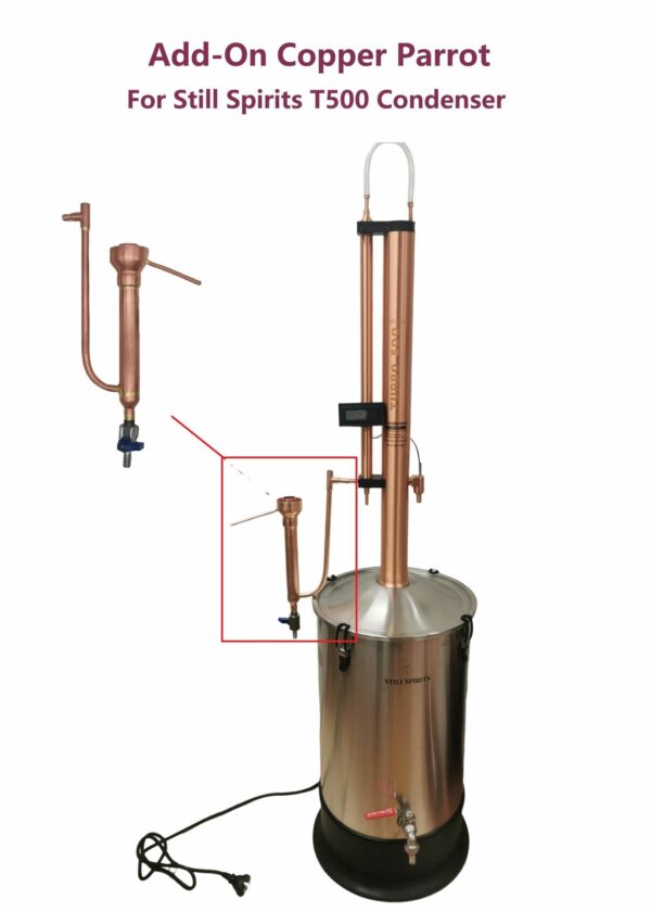 Add-On Copper Parrot for Still Spirits T500 condensor