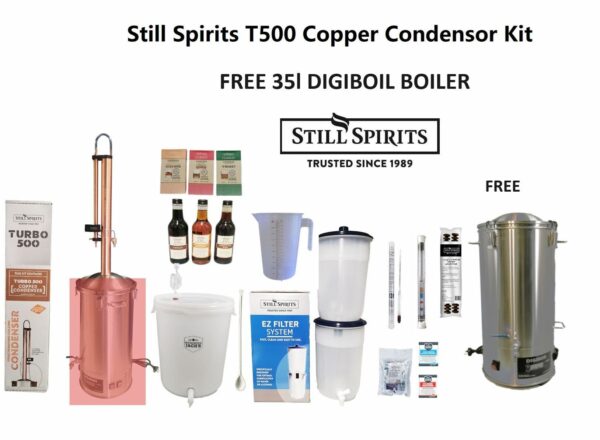 Still Spirits T500 Copper Condensor Kit - FREE 35L Digi boil Boiler