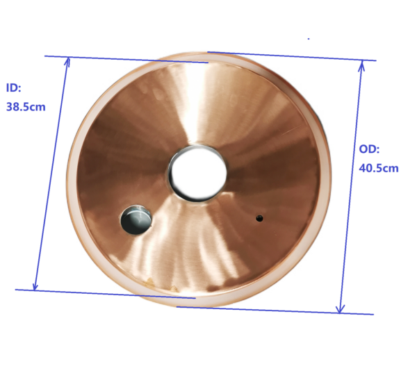 Heavy Duty Copper Lid for 65L Digi boiler with 3" fitting