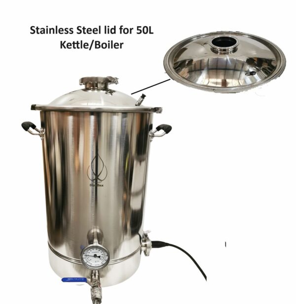 Stainless Steel Lid for 50L Boiler/Kettle