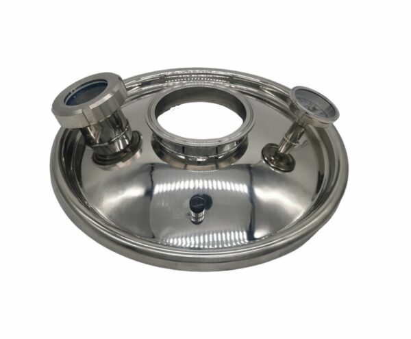 Heavy duty Stainless Steel Lid for 35L Digi boiler with 4" fitting and sight glass