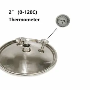 2" Dial Thermometer (0-120C) with 1/4" BSP fitting